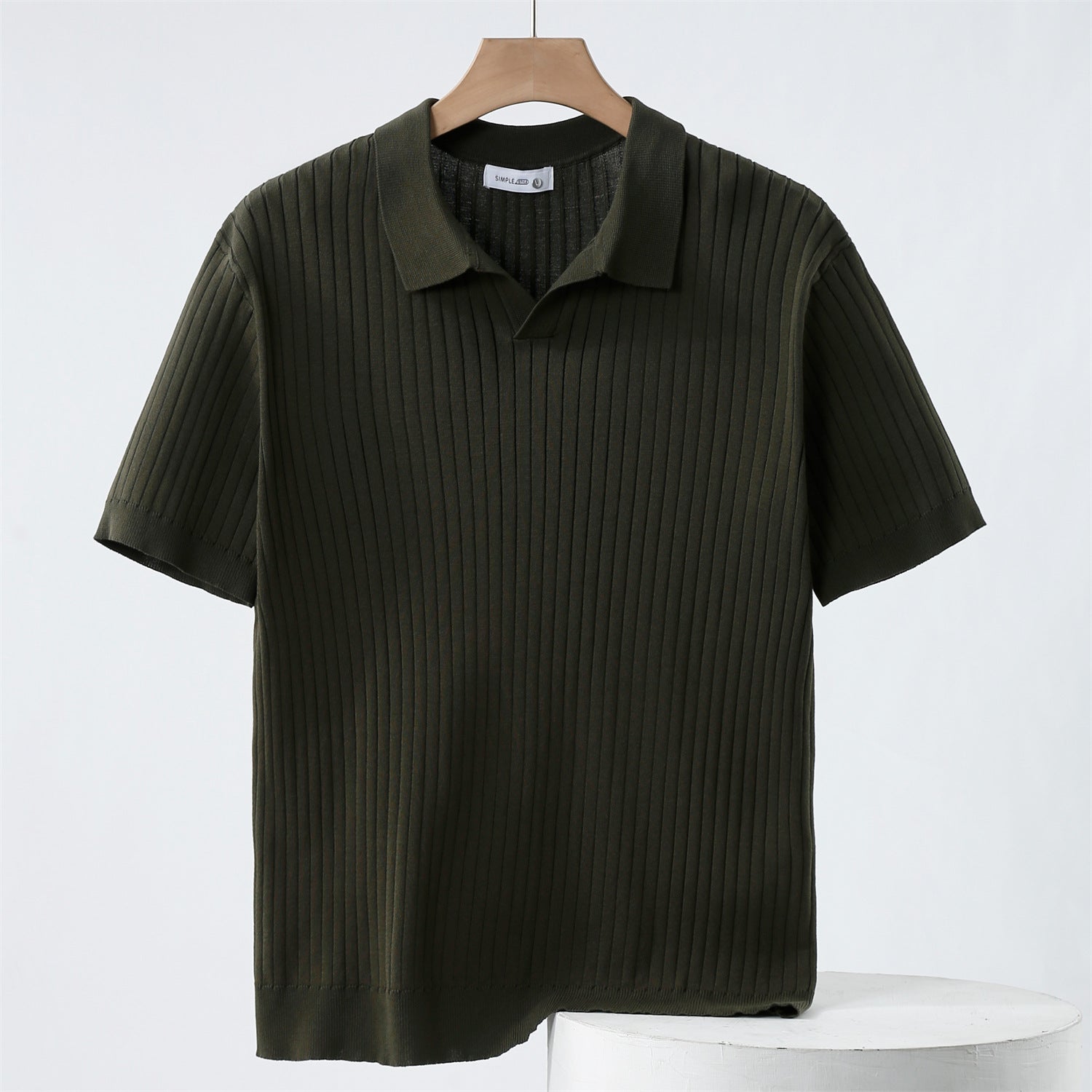 Andreas Strick - Polo mit Kragen - Polos - Armeegrün - Müller Mode