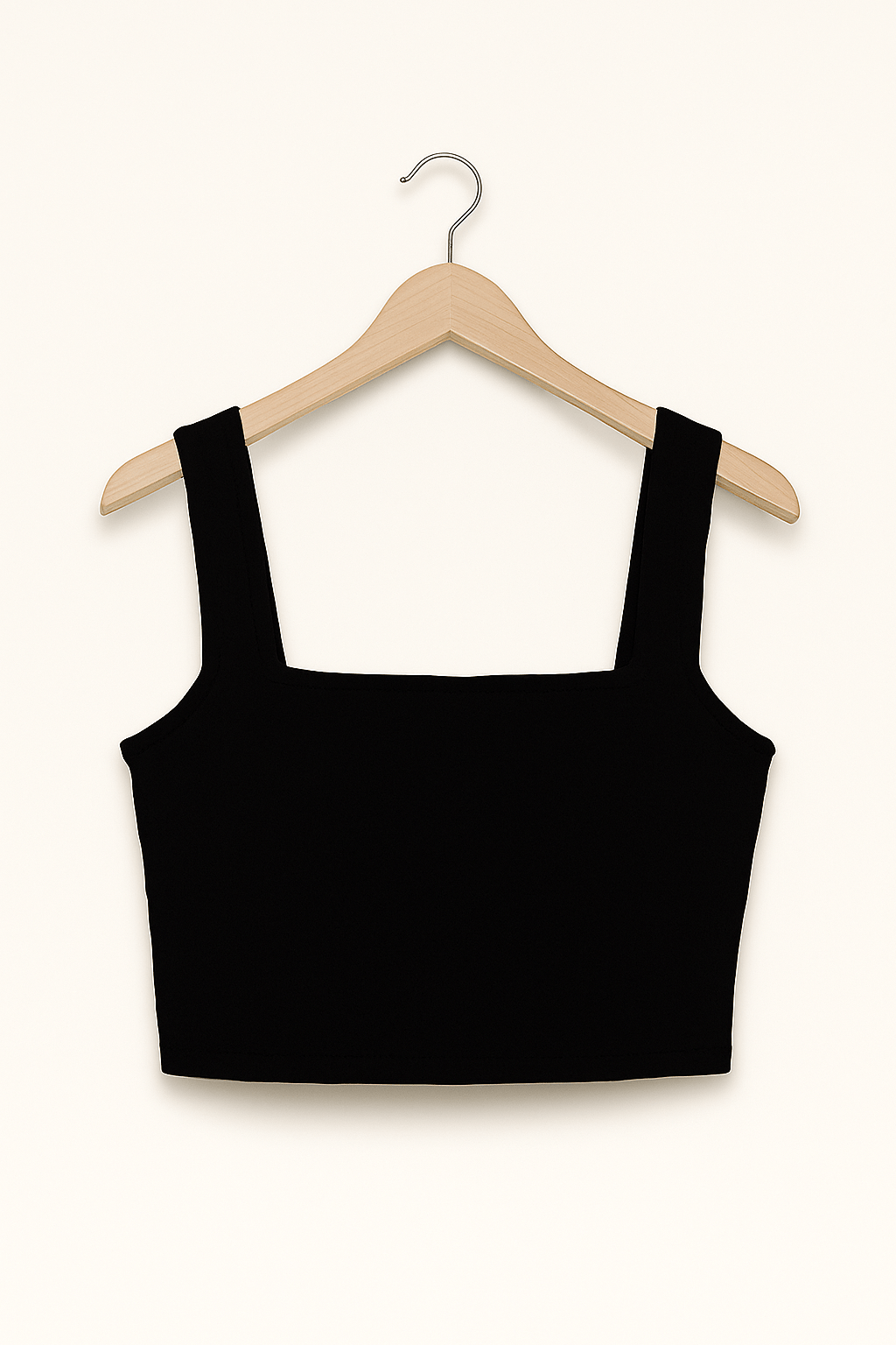 Carla Spaghettiträger Top mit Square Neck